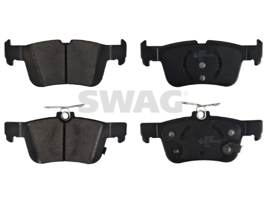 Kit pastiglie freno, Freno a disco - 33 10 6550 SWAG
